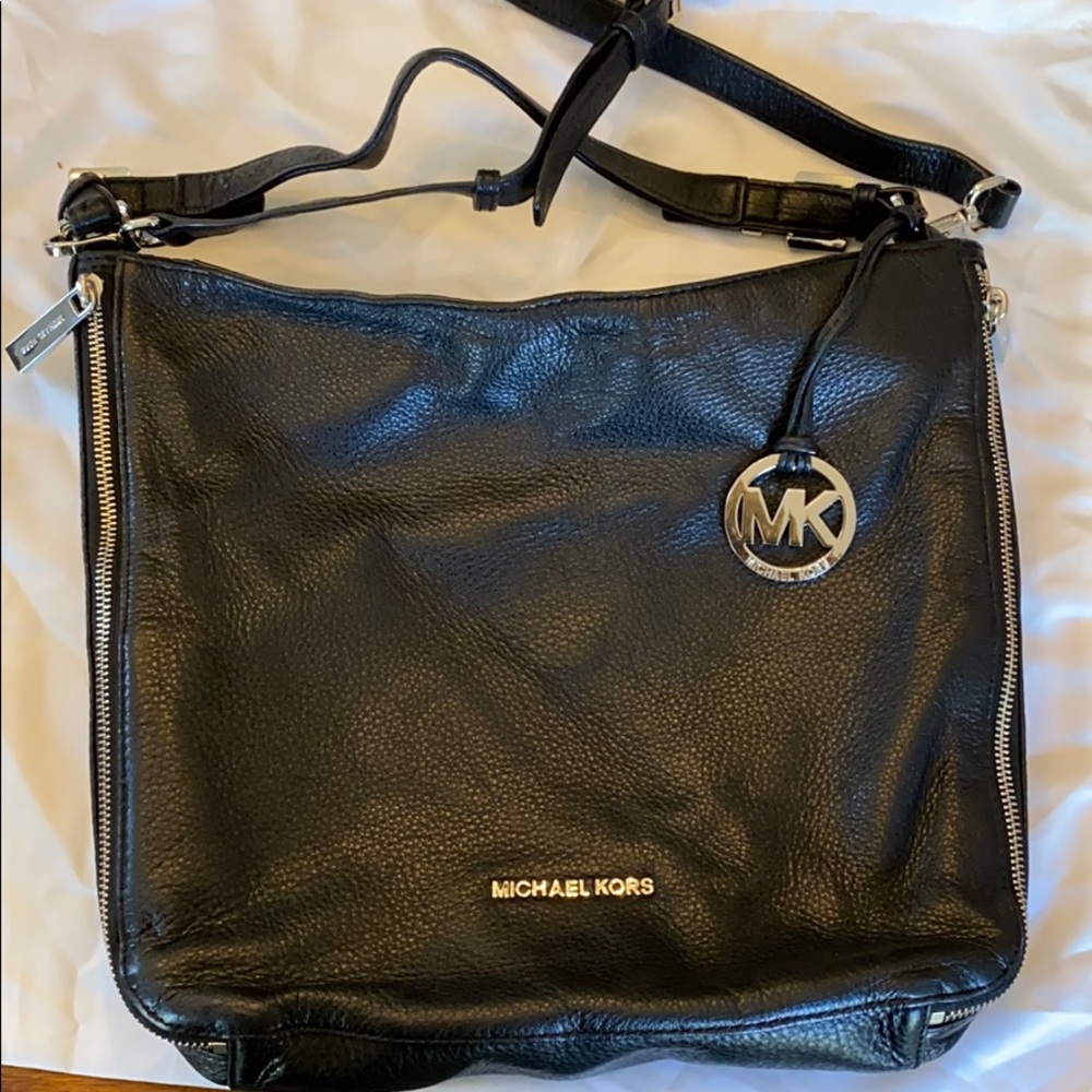 Michael Kors, Black Leather Bag
